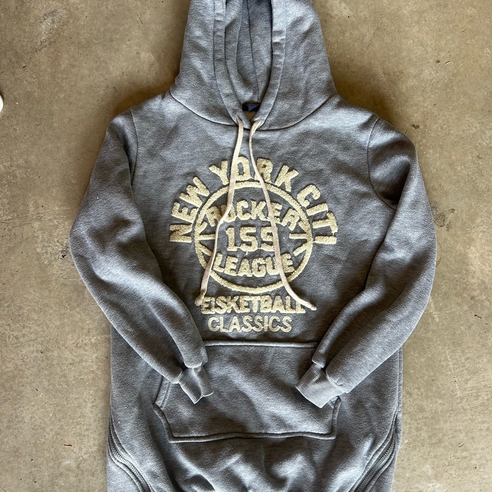 Aerie Soft Gray Fleece Hoodie